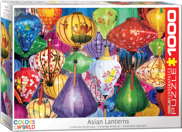 1000 Piece Jigsaw Puzzle - Asian Lanterns | EUROGRAPHICS