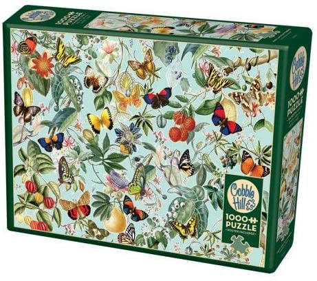 1000 Piece Jigsaw Puzzle - Fruit and Flutterbies | Cobble Hill
