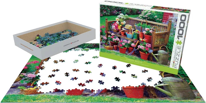 1000 Piece Jigsaw Puzzle - Garden Bench | EUROGRAPHICS