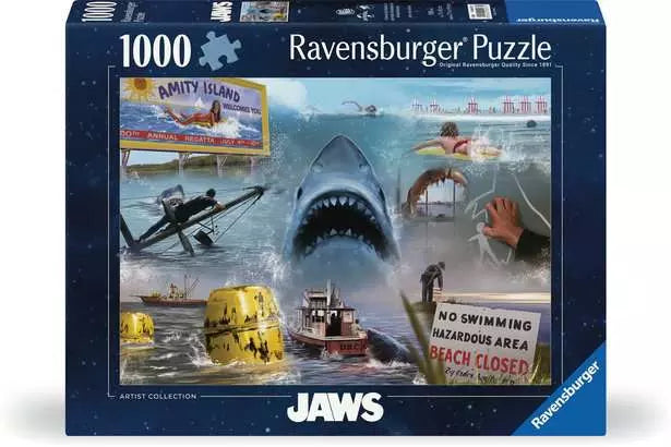 1000 Piece Jigsaw Puzzle - Jaws | Ravensburger