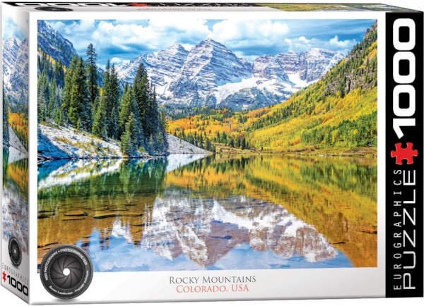 1000 Piece Jigsaw Puzzle - Rocky Mountains | EUROGRAPHICS