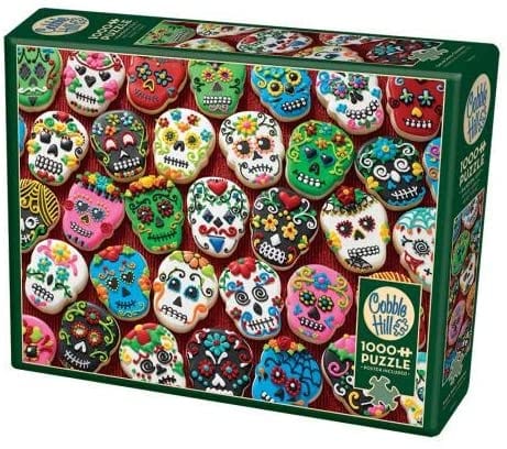 1000 Piece Jigsaw Puzzle - Sugar Skull Cookies | Cobble Hill