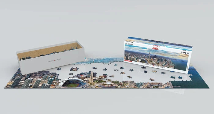 1000 Piece Panoramic Jigsaw Puzzle - Toronto, Canada | EUROGRAPHICS