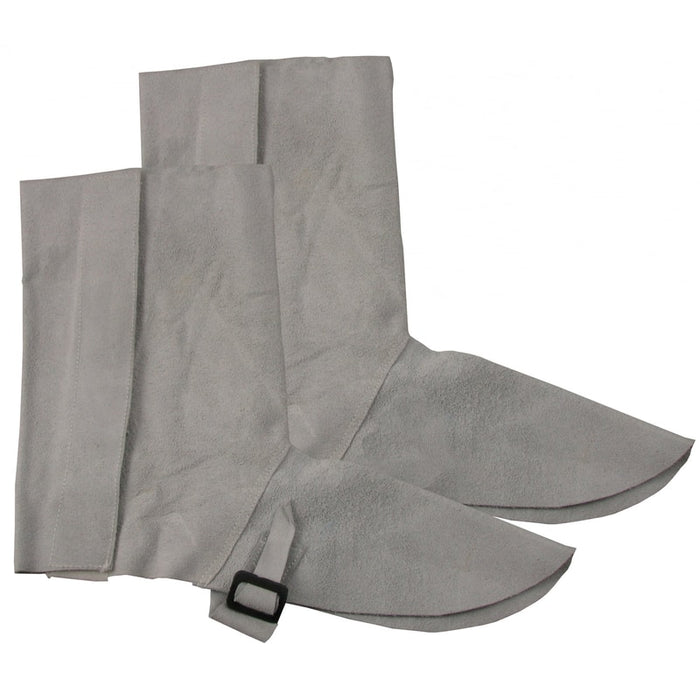 14" Chrome Leather Gaiters