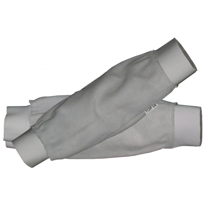 14" Chrome Leather Sleeves