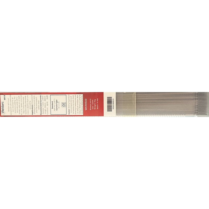 1kg Pack Weldarc E6013 Mild Steel Electrodes