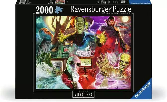2000 Piece Jigsaw Puzzle - Universal Monsters | Ravensburger