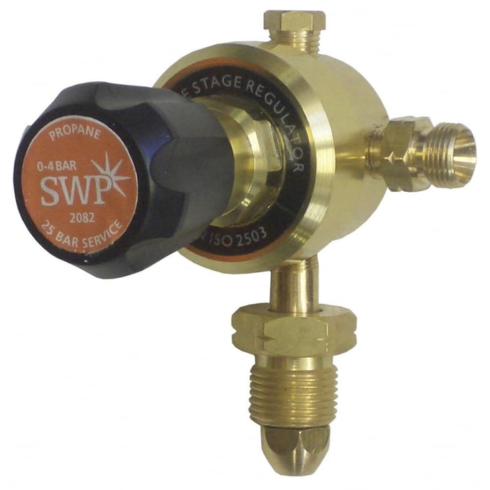 4 Bar Single Stage Plugged Propane Regulator