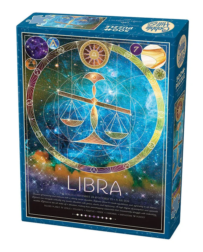 500 Piece Jigsaw Puzzle - Libra | Cobble Hill