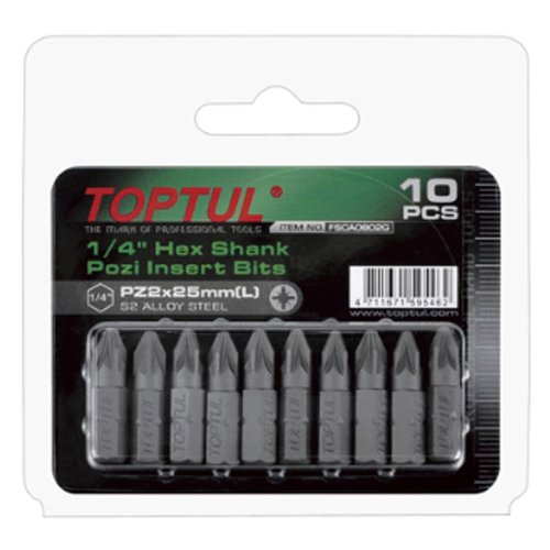 5/16" PZ3 Hex Shank Pozi Bit Set