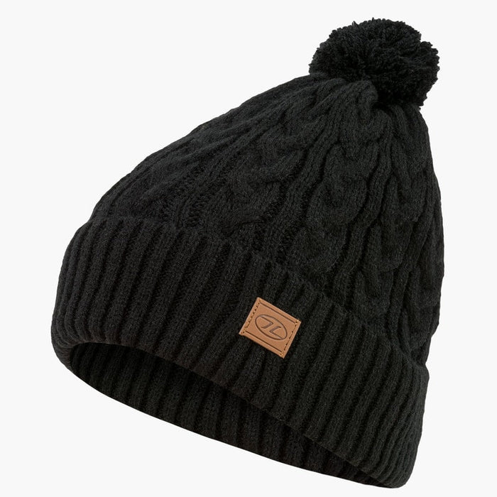 Beira Lined Bobble Hat - Black
