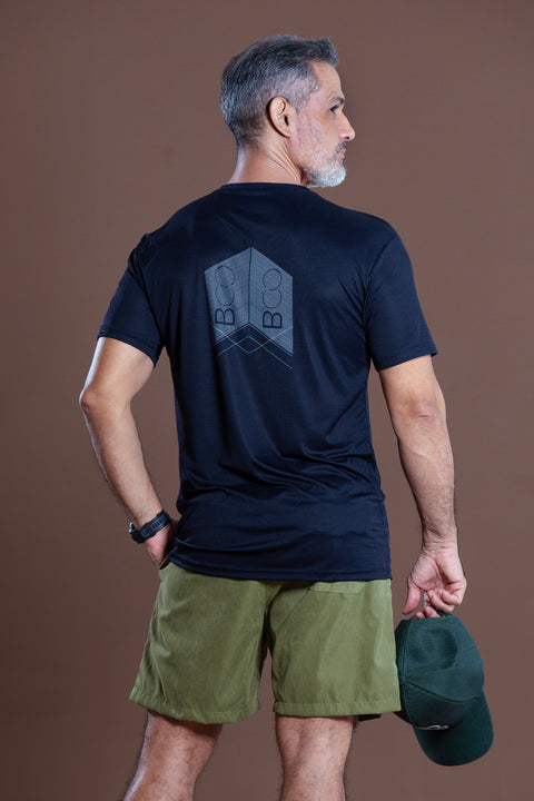 Camisa Masculina Light Retas Preta