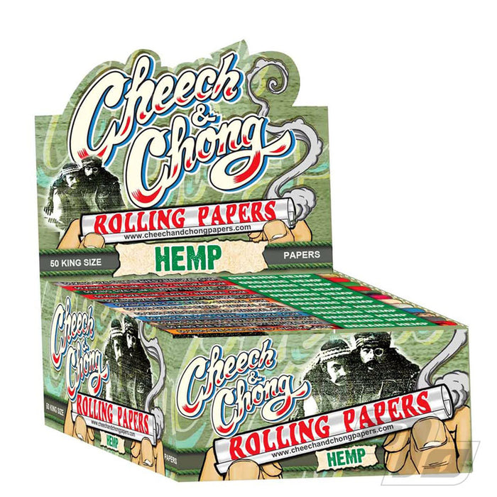 CHEECH AND CHONG HEMP KING SIZE ROLLING PAPERS | 50CT