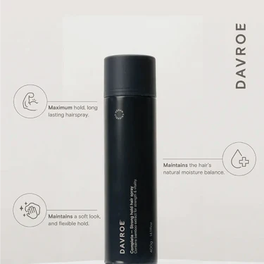 Davroe Complete Aerosol Strong Hold Hair Spray 400g