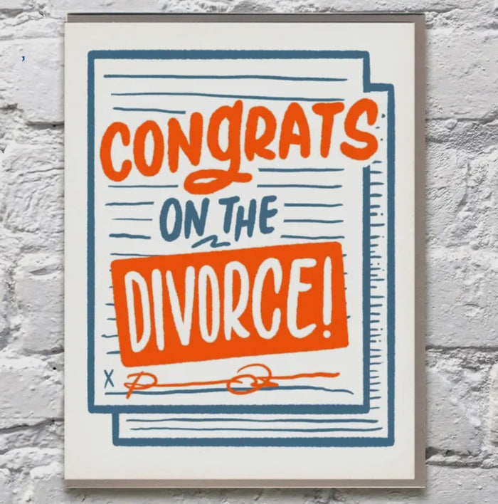 Divorce Card