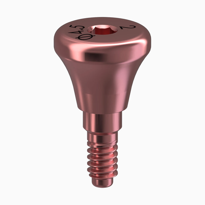 GENESIS ACTIVE™ Conical Healing Abutment, Concave, Ø4.5, H2.0mm