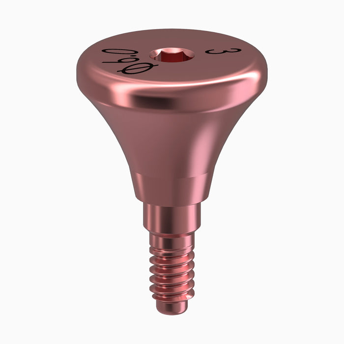 GENESIS ACTIVE™ Conical Healing Abutment, Concave, Ø6.0, H3.0mm
