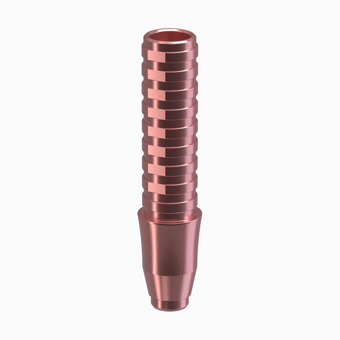 GENESIS ACTIVE™ Conical TiPink Temporary Abutment, Concave, Ø3.5, H3.0mm, Non-Engaging
