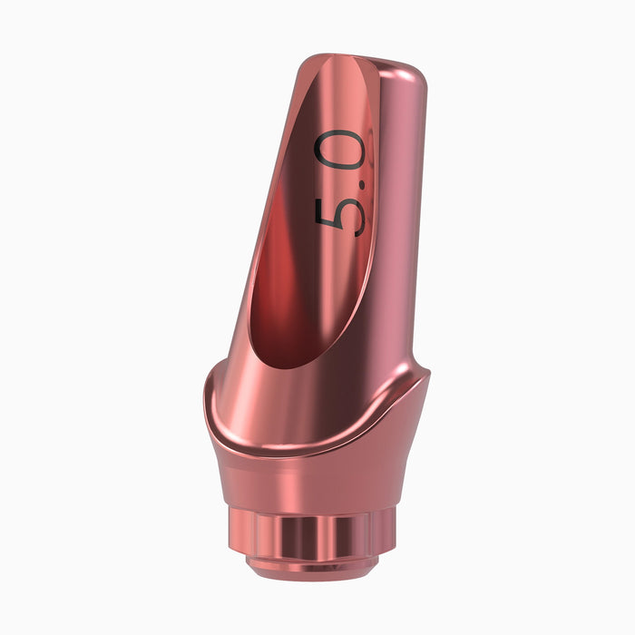 GENESIS® Esthetic Abutment, 15° Angled, Contour, D4.5, F5.0 x C0.5 mm