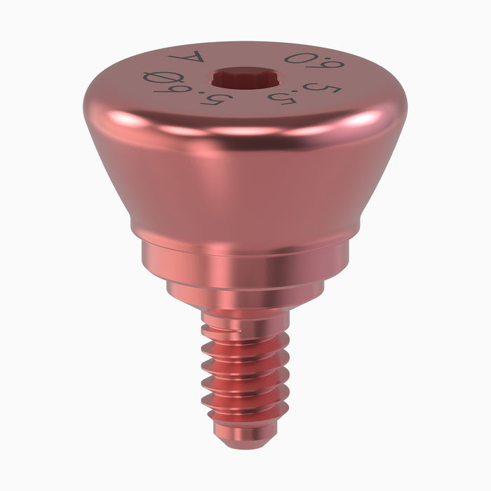 GENESIS® Healing Abutment, Conour, F6.0 Contour C5.0 mm Ø5.5/6.5