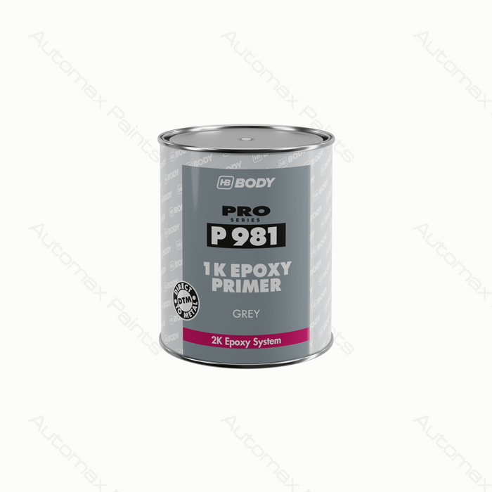 HB Body P981 1K Epoxy Primer Grey 1L
