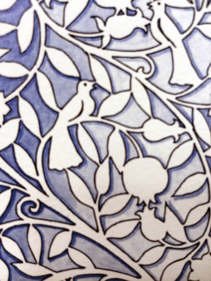 Heirloom Lilac Silhouette Ketubah - Mitzvahland.com