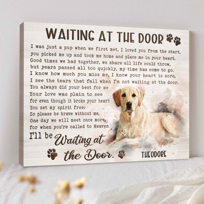 i'll be waiting at the door