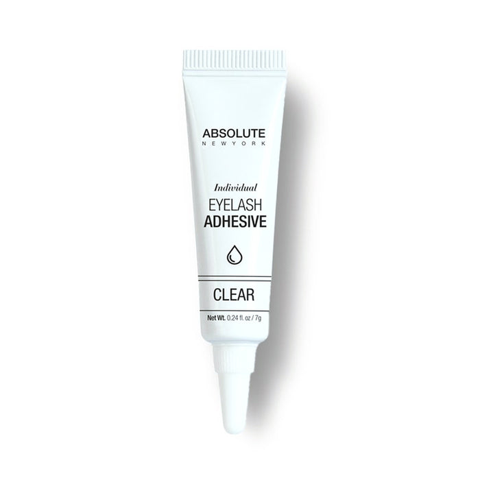 ABSOLUTE NEW YORK clear eyelash adhesive for individual lashes white squeeze tube 7 g