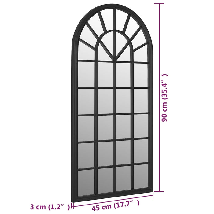Iron Mirror for Indoor Use