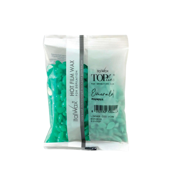 Italwax - Hard Wax Emerald Top Line, 100g