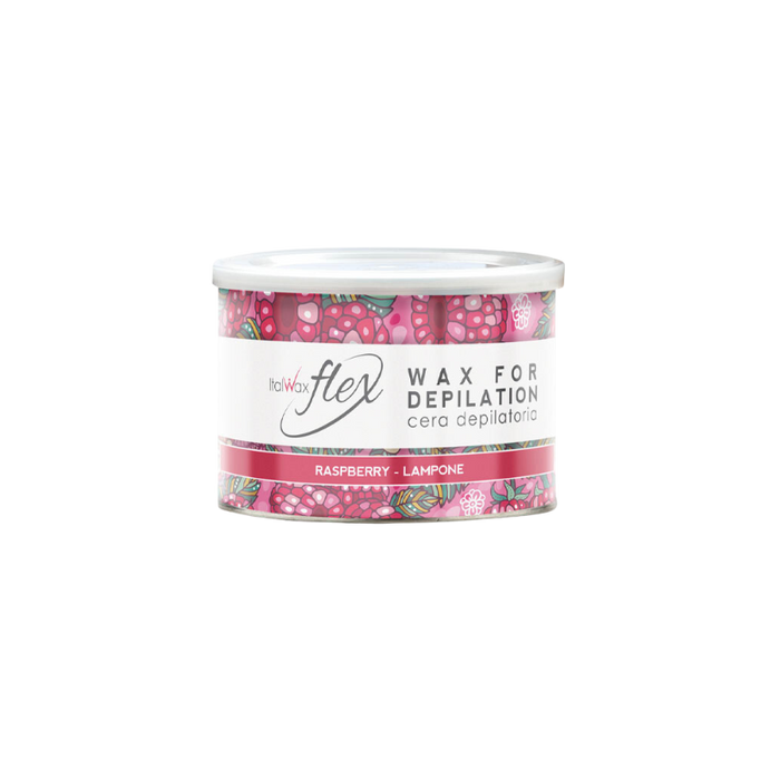 Italwax - Raspberry Flex Wax Tin, 400ml