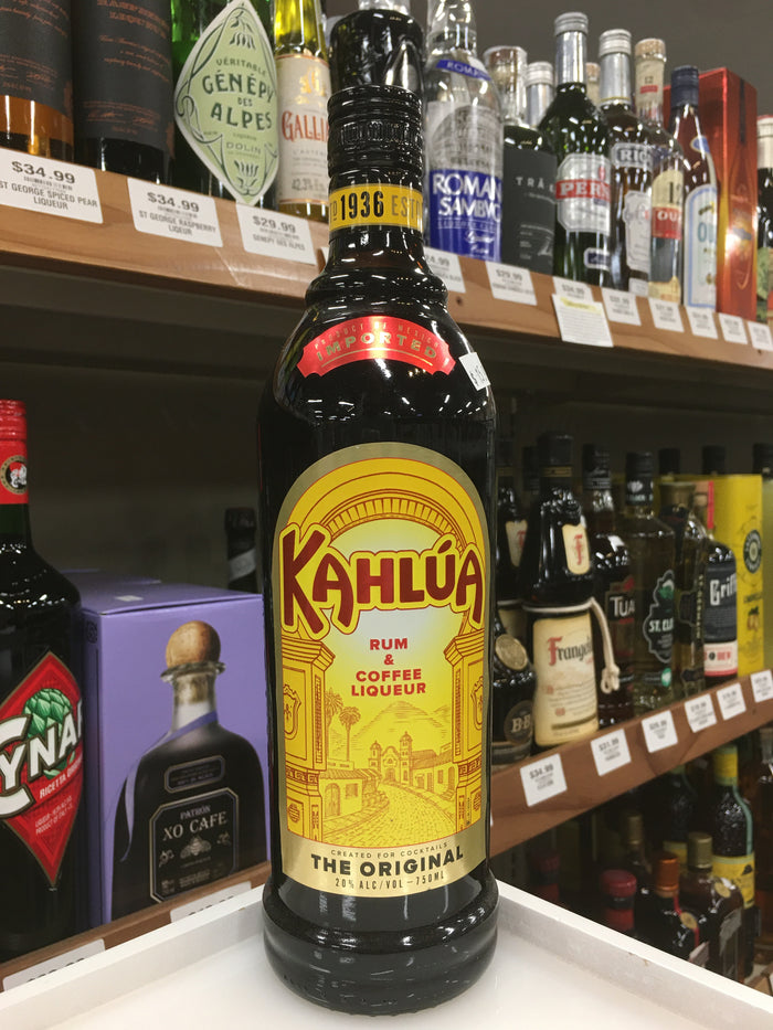 KAHLUA RUM & COFFEE LIQUEUR 750 ML.