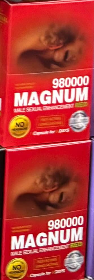 MAGNUM 980000 MALE ENHANCEMENT CAPSULES RED BOX 24 CT