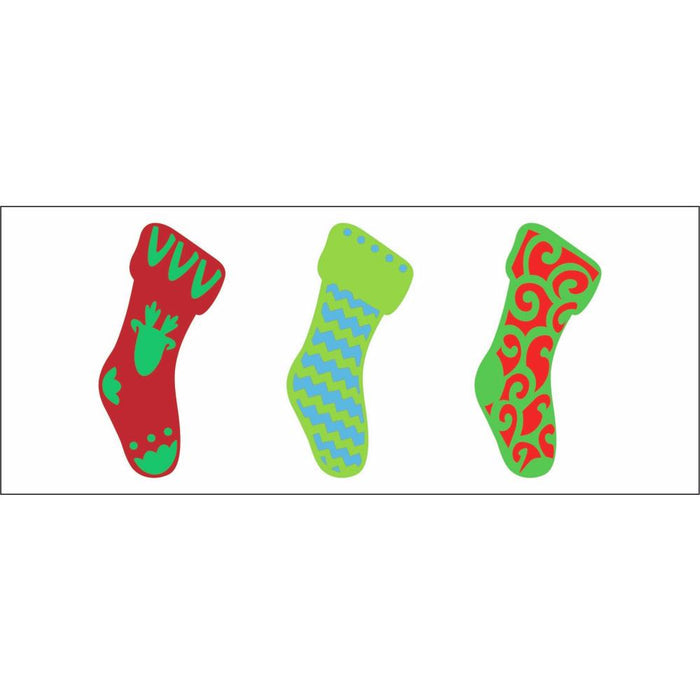 Maker Forte - Stencils Slimline - Spotlight Inserts - Spotlight Stocking. Available at Embellish Away located in Bowmanville Ontario Canada.