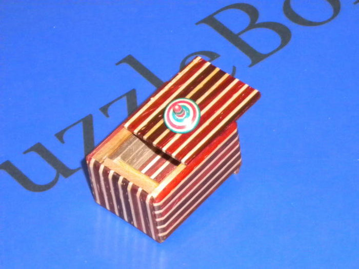 Mame 4 Step MUKU DK Striped Japanese Puzzle Box
