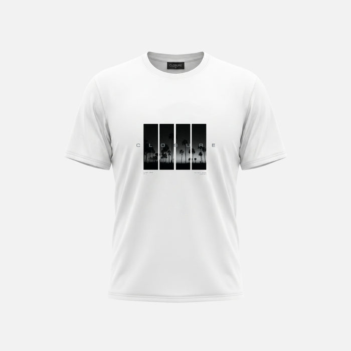 Midnight Palm T-Shirt | White