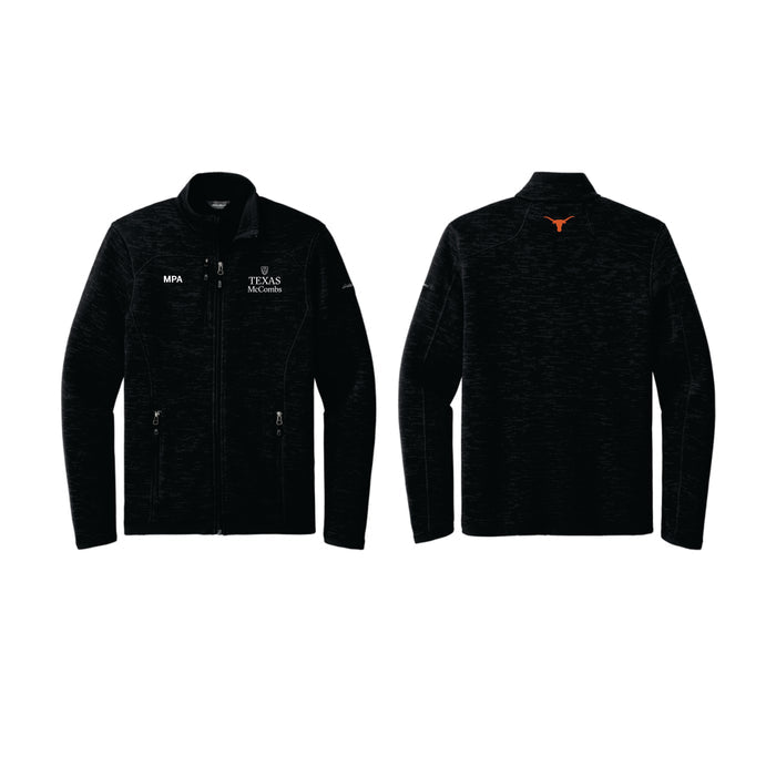 MPA Eddie Bauer Men's Black Full-Zip Sweater Fleece