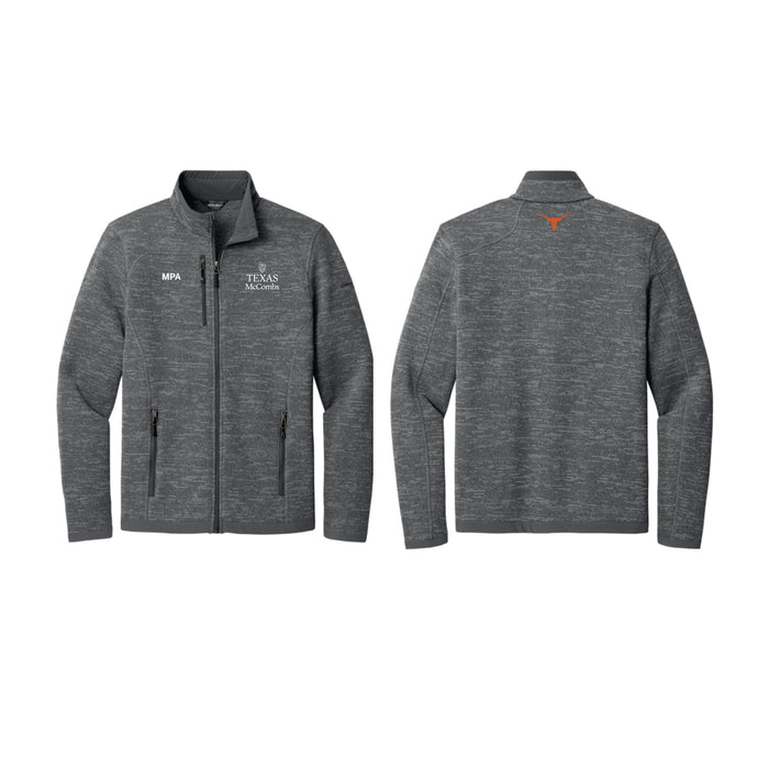 MPA Eddie Bauer Men's Grey Full-Zip Sweater Fleece