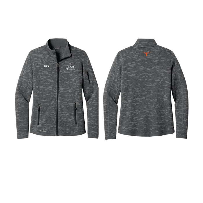 MPA Eddie Bauer Women's Grey Full-Zip Sweater Fleece