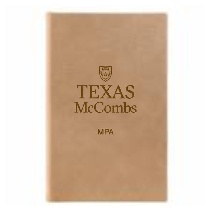 MPA Light Brown Leatherette Journal w/ Lined Notepad