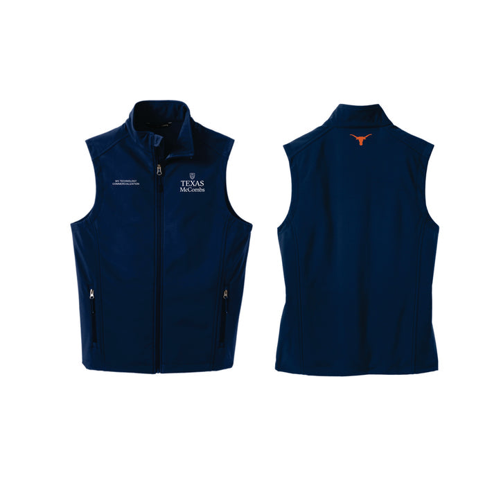 MSTC Port Authority Men's Navy Soft Shell Vest