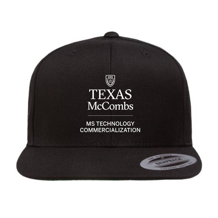 MSTC YP Classics Black Premium Flatbill Snapback Cap