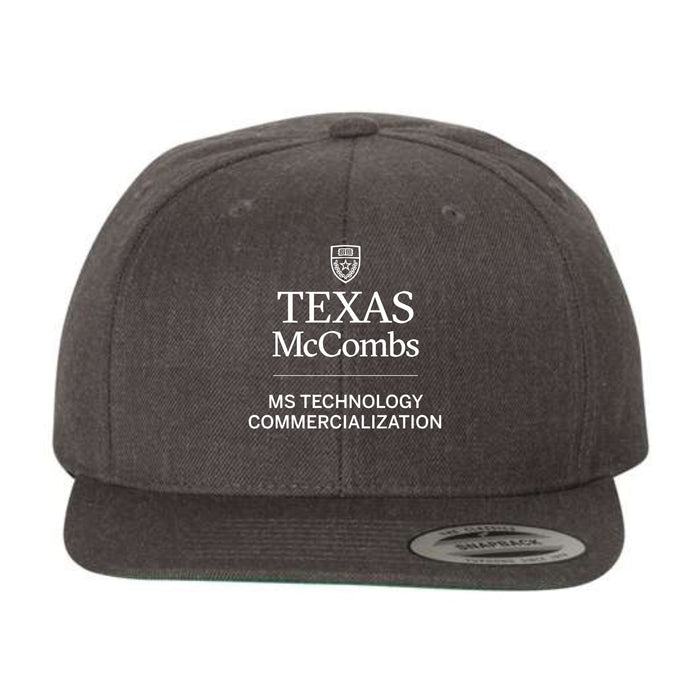 MSTC YP Classics Dark Heather Premium Flatbill Snapback Cap