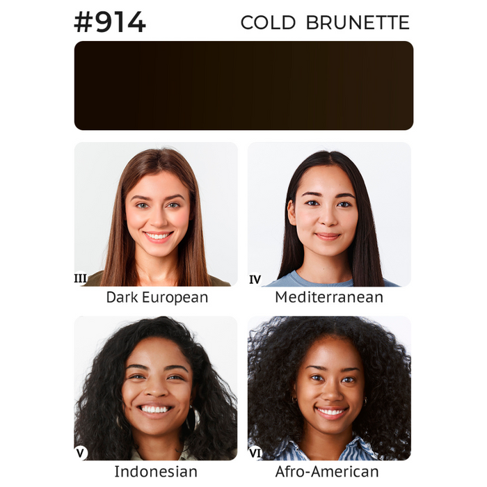 NE Pigments #914 Cold Brunette Inorganic (Mineral) 15ml Supreme Permanent
