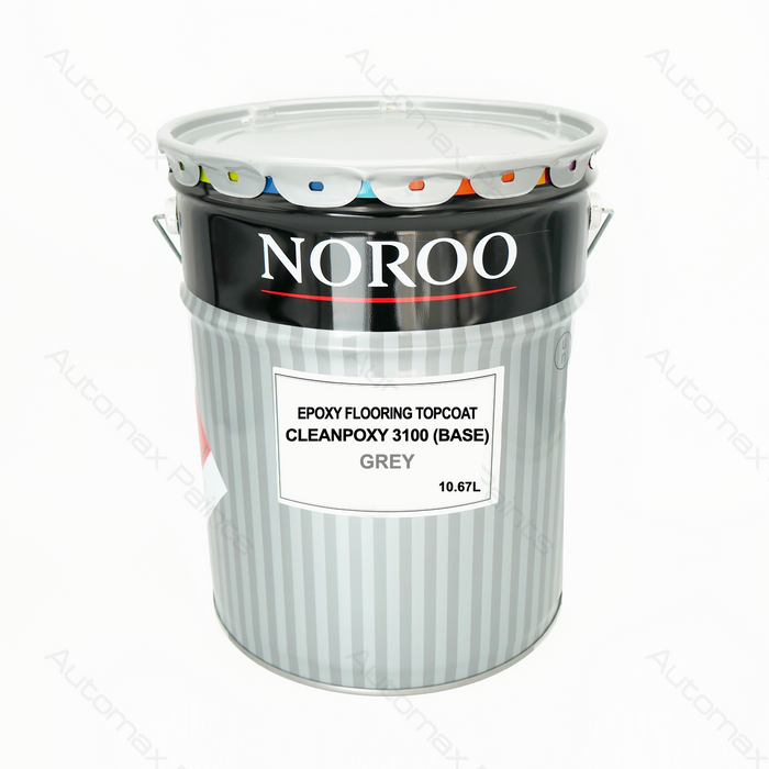 Noroo Cleanpoxy 3100 2K Epoxy Floor Paint (Dark Grey) 10.67L