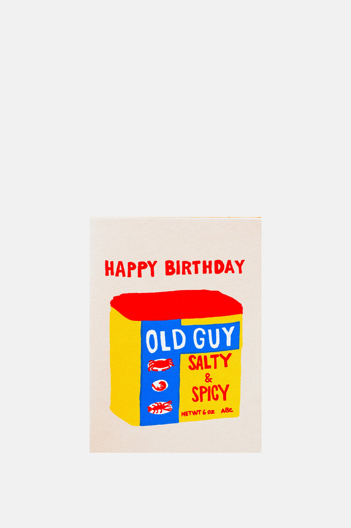 Alphabet Studios Old Guy Birthday Card.