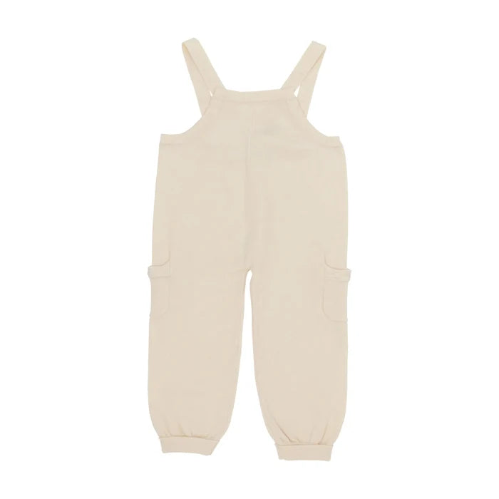 one piece knitted pocket romper - cream-97