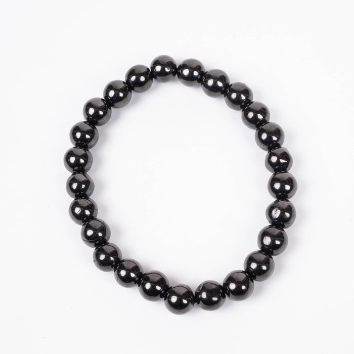 Petrovsky Shungite Bead Bracelet 8mm - InnerVision Crystals