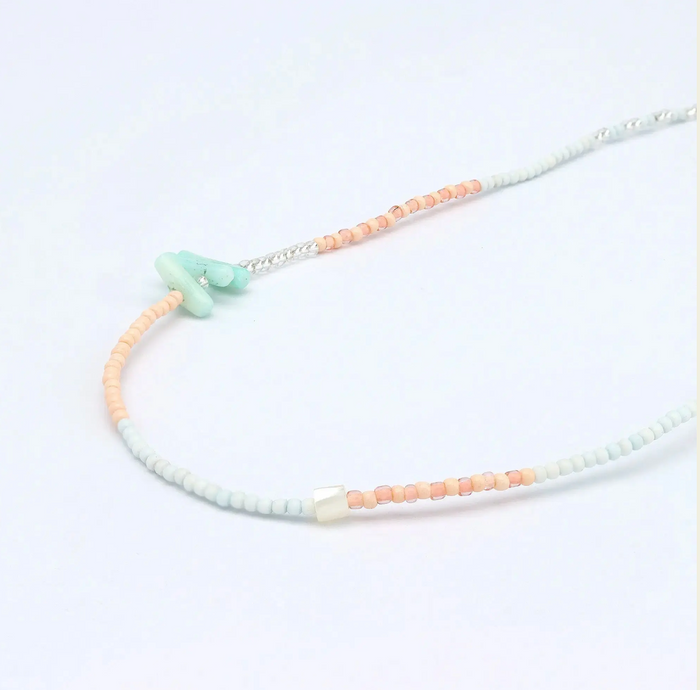 PINEAPPLE MIMPI DAINTY BEADED NECKLACE - NICNP-022