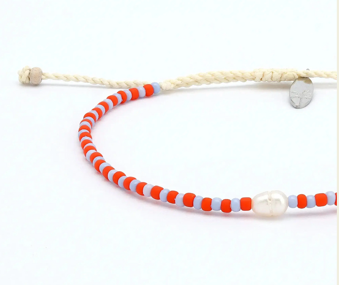 PINEPLLE MUTIARA DAINTY BEADED PEARL ANKLET - PB-016